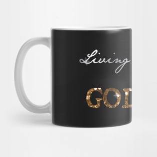 "Living My Life Like It's Golden" - Jill Scott, empowering  Lyrics Mug